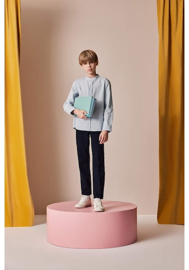 DeFacto Erkek Çocuk Düz Paça Basic Düz Gabardin Pantolon X4224A625SMNV135 DeFacto Erkek Çocuk Düz Paça Basic Düz Gabardin Pantolon X4224A625SMNV135