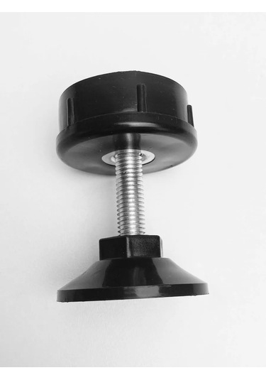 Lamel66 D50 M10х35 Mm Kapaklı Ayarlanabilir Ayak Takımı, 4 Adet 381120672 Siyah