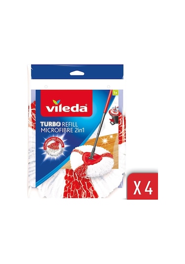 Vileda Easy Wrıng Turbo 2 In 1 Yedek Paspas 4'lü
