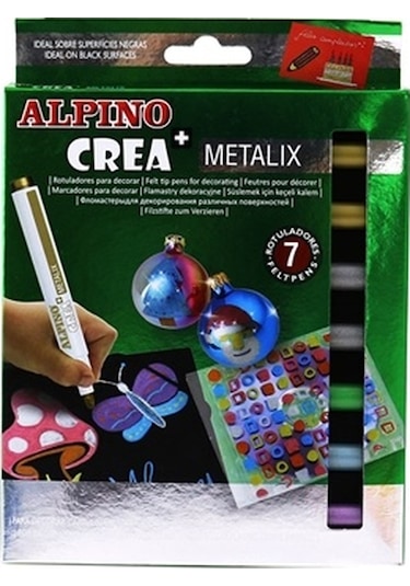 Alpıno Ar-134 Crea Metalix Keçeli  Kalem