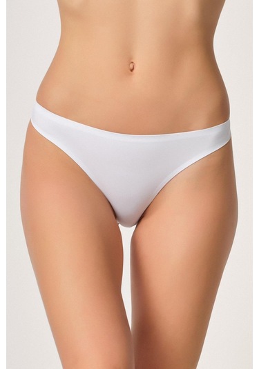 Yapıştırma Lazer Kesim String Külot Beyaz Mı 2802-beyaz Beyaz