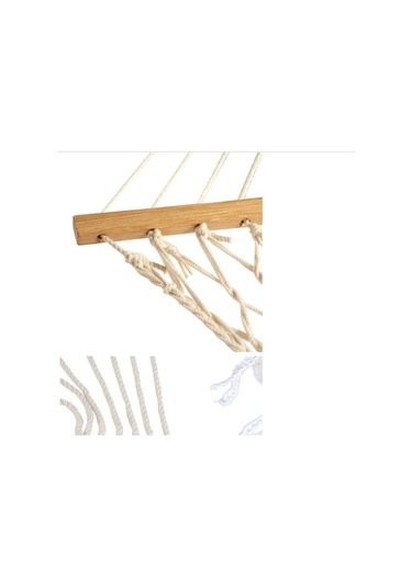 Tcherchı Beyaz İpli Salıncak Hamak Bej