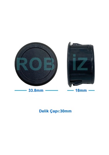 4-100v Dc Voltmetre Yuvarlak Panel Tip Montajlanabilir Dijital Kırmızı Renk Led Ekran Voltaj İzleme