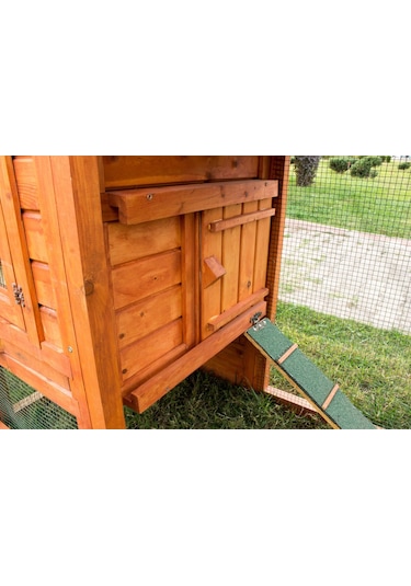 Lüks Ahşap Tavuk Kümesi 10  Tavukluk