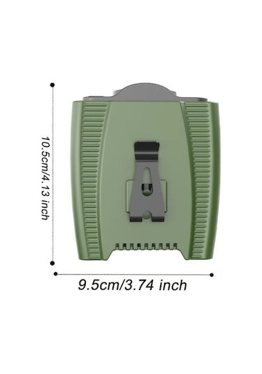 Xuweiwei 1 Adet Şarj Edilebilir 5000mah Siyah Bel Fanı 5 Hızlı Rüzgar Ayarı Taşınabilir Usb Fan Seyahat İçin