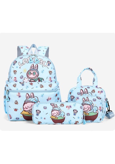 2025 Yeni Büyük Kapasiteli 4 Parçalı Sırt Çantası Mavi