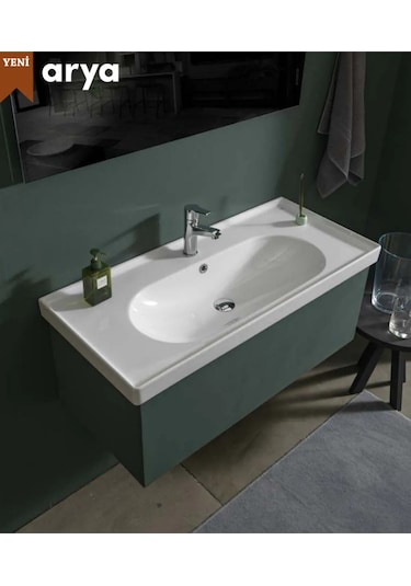 Etajerli Lavabo, Arya, 60X45 Cm