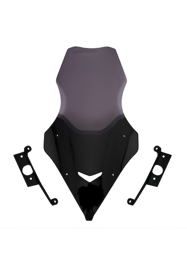 Sym Jet X 125 2022-2025 Uyumlu Ön Cam Şeffaf Açık Füme