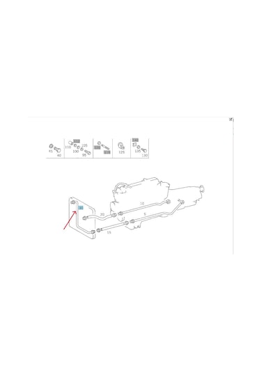 Mercedes Benz Şanzıman Yağ Borusu A1242700596