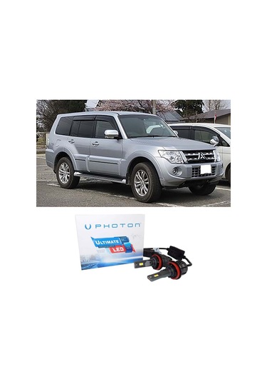 Mitsubishi Pajero Led Xenon Uzun + Kısa Far Ampulü H4 Ultimate Yeni Seri Beyaz