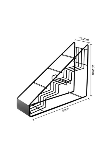 Tongxida Kahve Şurubu Depolama Raf Mutfak Konteyner Organizatör Asil Siyah İçin Asil Siyah