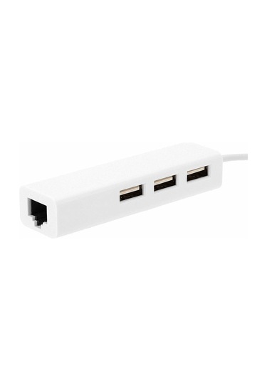 Vkemall Usb-c'den Rj45'e Donüştürücü: Kablolu 100mbps Ağ Kartı + 3 Port Usb 3.0 Hub, Sürücü Gerektirmeyen Veri Transferi Ve Ağ Bağlantısı