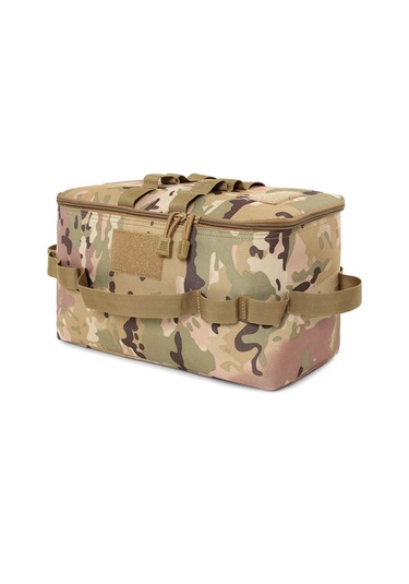 Açık Hava Kamp Pikniği Katlanabilir Taşınabilir Alet Saklama Çantası Siyah Piton