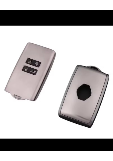 Renault Talisman Uyumlu İthal Mat Silikon Anahtar Kabı Füme