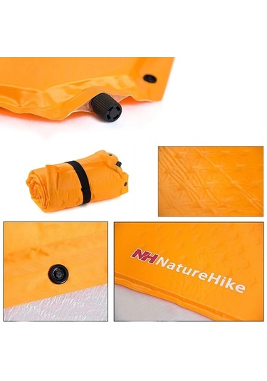 Naturehike Ultralight Şişme Kamp Matı 185 60 2.5 Cm Mavi