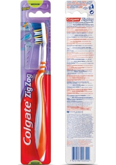 Colgate ZigZag Kapaklı Diş Fırçası Medium