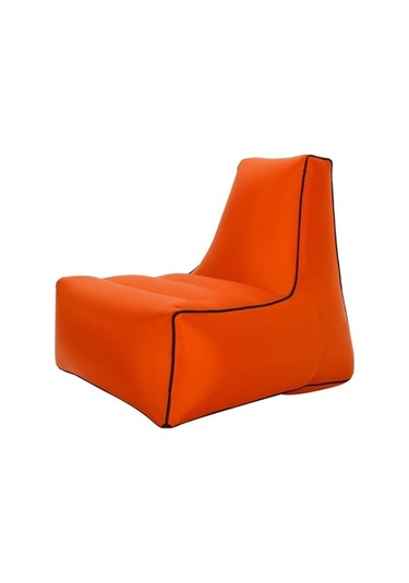 Prestigegoods Bb1082 Hava Kanepe, Dış Mekan Taşınabilir, 70x65x60cm, Turuncu, Plaj-havuz Ofis-ev Turuncu