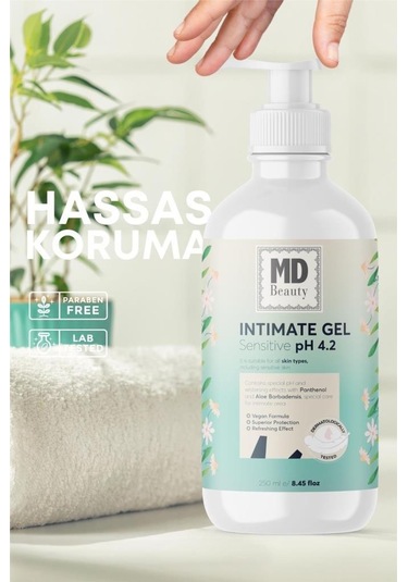 Md Beauty Sensitive Genital Bölge İntim Yıkama Jeli 250 ML