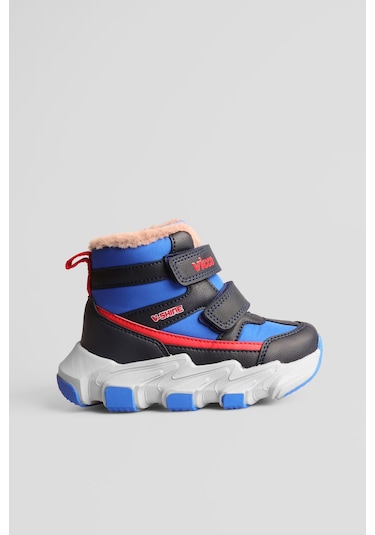 Vicco Fon Erkek Çocuk İçi Kürklü Ortopedik Bot Saks Mavi