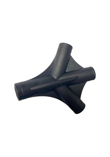 Dolıty Çadır Kutupu Konnektörü Doğrudan 19mm-9.5mm-11mm Siyah