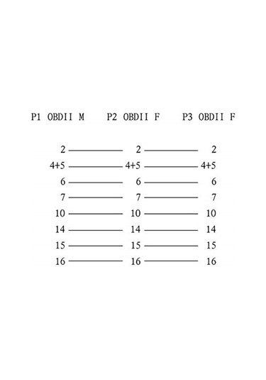 Honmex Obd2 16pin 8 İplikli Araç Çevirici Kablosu, 30cm Uzunlukta Y Şekilli Flatten Kablolar, Bluetooth Sinyal Güçlendirici Ve Konum Ayarlayıcı