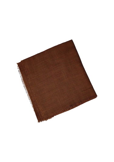 Enba Flamlı Yazma %100 Pamuk Nefes Alan Doğal Kumaş Acı Kahve
