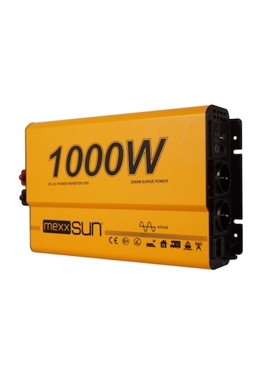 12v Volt - 1000w Watt Tam Sinüs Şarjlı Ups İnverter 220v Çevirici