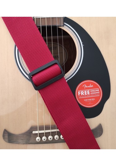 Raymond Joes Rj100Rd Gitar Askısı Polipropilen Deri Başlı