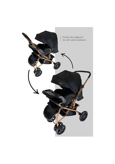 Bebegold  Çift Yönlü Bebek Arabası