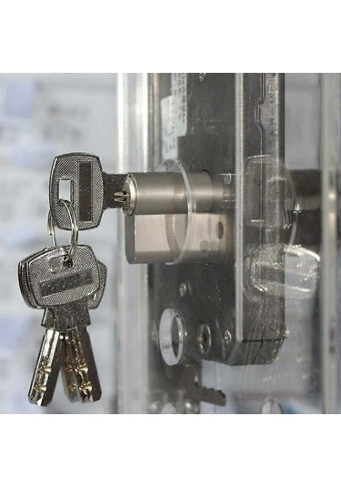 Silindir Kilit, Çıkarılabilir Silindir Kilit Silindiri, 42,5/42,5 85 Mm , 8 Pirinç Anahtar