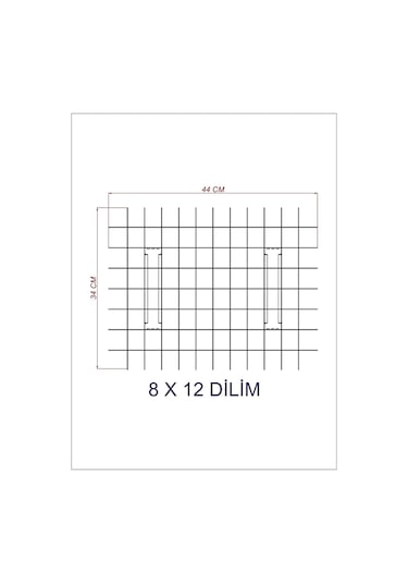 Baklava Dilimleme Bıçağı Paslanmaz Çelik Baklava Dilimi İz Çıkarma Bıçağı, Baklava Dilimleme Aparatı Gümüş