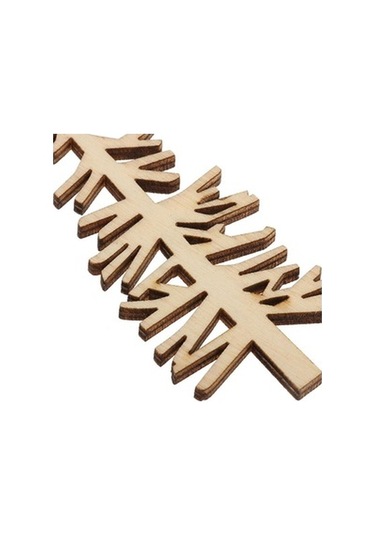 Lijinxu 3 Parça Ahşap Kar Tanesi Geyik Noel Ağacı Asılı