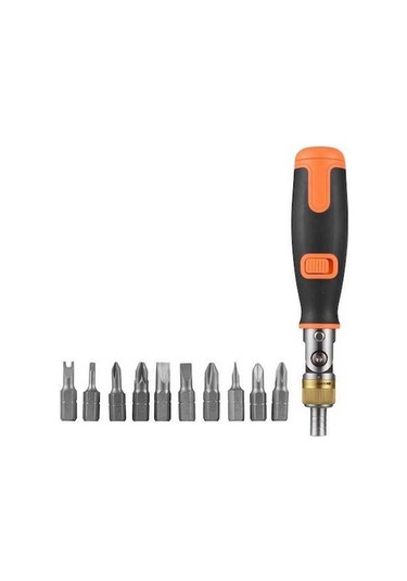 Dancemonkey İki Yönlü Cırcır Tornavida 10 Adet 1 Arada Çok Uçlu Cırcır