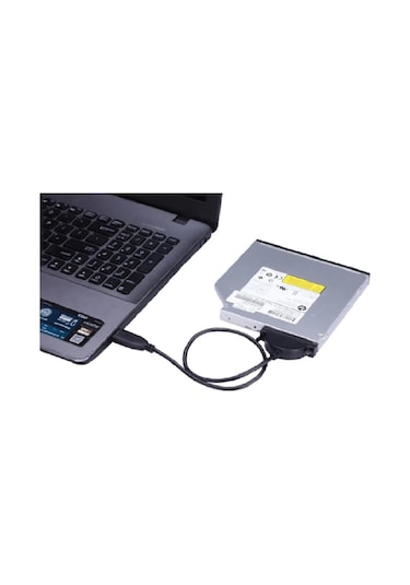 Usb 2.0-sata 7+6 Pın Kablo Cd/dvd-rom Tahrik Kablosu Optik Sürücü Adaptör Veri Aktarma Kablosu Pc İle Uyumlu