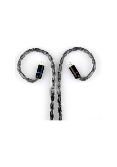 Willowhaven Trn T2 Kulaklık Yükseltme Kablosu 16 Çekirdek Gümüş Kaplı Bakır 0.78mm 2pin Siyah Trn T2