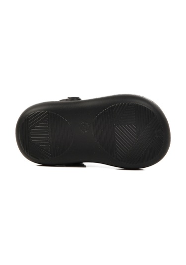 Siyah Kız Çocuk Sabo Terlik Yumurcak P Siyah