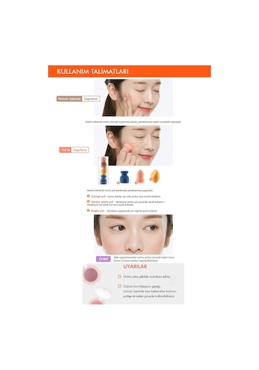 Missha A'PIEU Juicy-Pang Jelly Blusher Meyve Tonlarında Doğal Görünümlü Jel Allık PK01