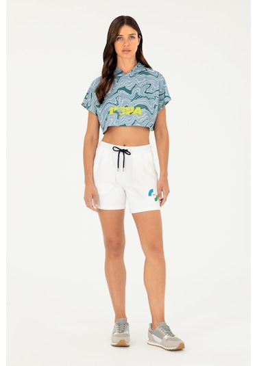 U.S. Polo Assn. Kadın Koyu Yeşil Kapüşonlu Sweatshirt 50284302-VR101 U.S. Polo Assn. Kadın Koyu Yeşil Kapüşonlu Sweatshirt 50284302-VR101