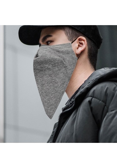 Suntek Erkekler Sakal Kapüşonlu Bandana Koruması Için Rüzgar Gri