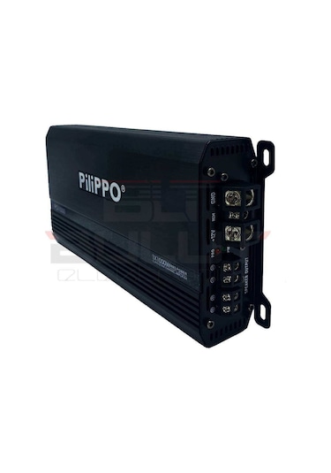 Pilippo Po-1000 1X1000 Watt Mono Class D Oto Amfi