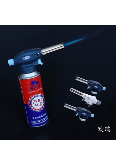 Trendooze Taşınabilir Tabancası Siyah Püskürtme Pürmüz Piknik Mangal Kamp İçin Gaz Alev Ml Siyah