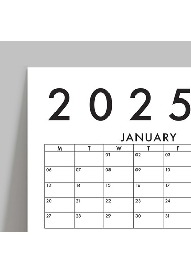 2027 Yıllık Planlayıcı Duvar Takvimi 2027 Takvim