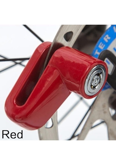 Siyah 1 Pc Motosiklet Güvenlik Anti Hırsızlık Kilidi Motosiklet Bisiklet Moped Scooter Disk Fren Rotor Kilidi Zh