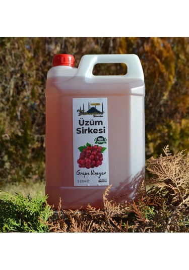 Üzüm Sirkesi 5lt %100 Katkısız Doğal Sağlıklı Sirke