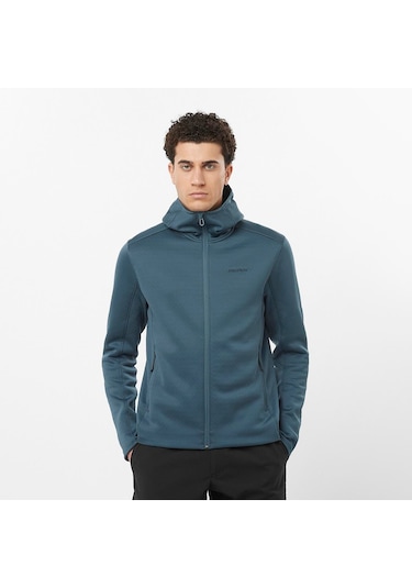 Salomon Outlıne Warm Erkek Kapüşonlu Polar Midnight Navy Lc2328800 Lacivert