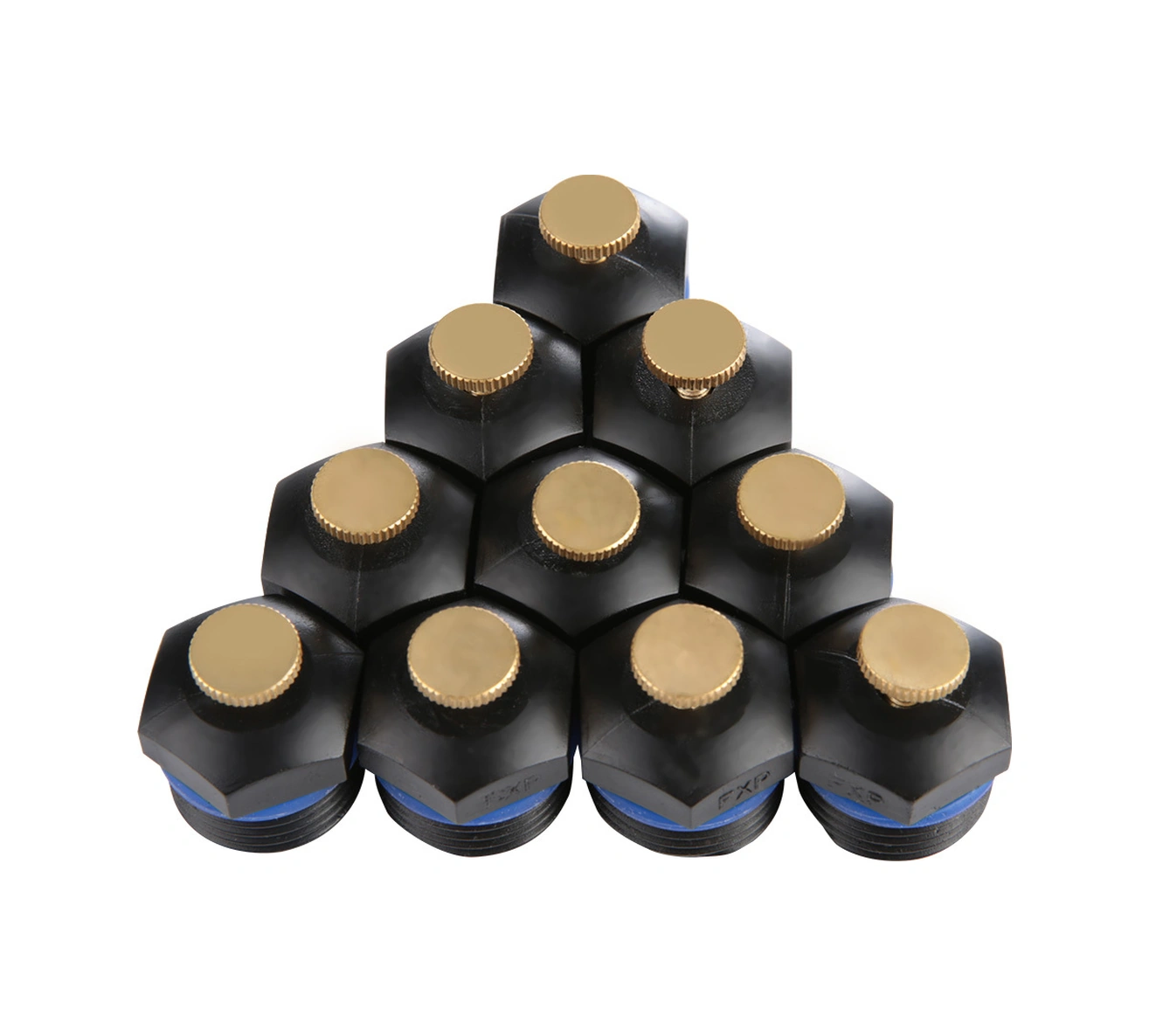 Hangfox 10 Adet Ayarlanabilir Mikro Buharlayıcı, 1/2" Dn15 Tesisatı, 2-6 M Menzil, Tarım Çim Bahçe Sulama, Su Tasarruflu Plastik Damlatıcı