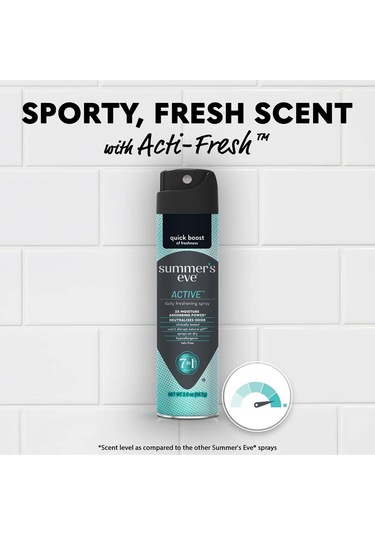 Summer's Eve Active Özel Bölge İntim Deodorant Sprey 56.7gr