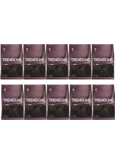 Trendline Biftekli Yetişkin Köpek Maması 10 x 1 KG