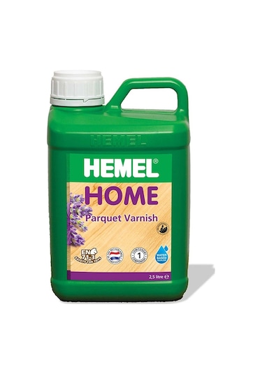 Hemel Home - Su Bazlı Parke Cilası - Vernik 2.5 LT MAT