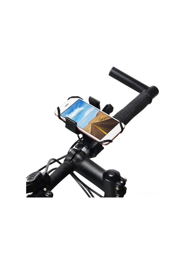 Mufunye Kırmızı Bisiklet Telefon Tutucu - 360 Derece Döner, Dayanıklı Abs Malzeme, Güvenli Sabitleme, Motor/scooter Uyumlu Kırmızı
